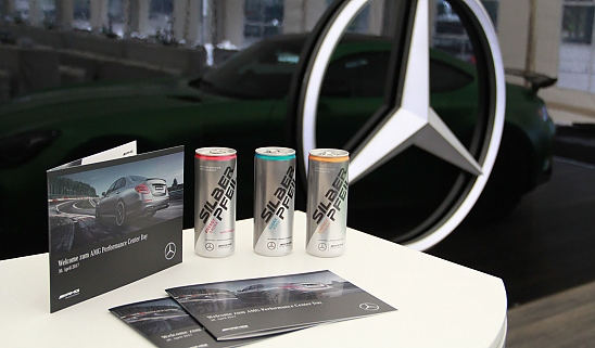 SILBERPFEIL Energy Drink Pappas Event Salzburgring