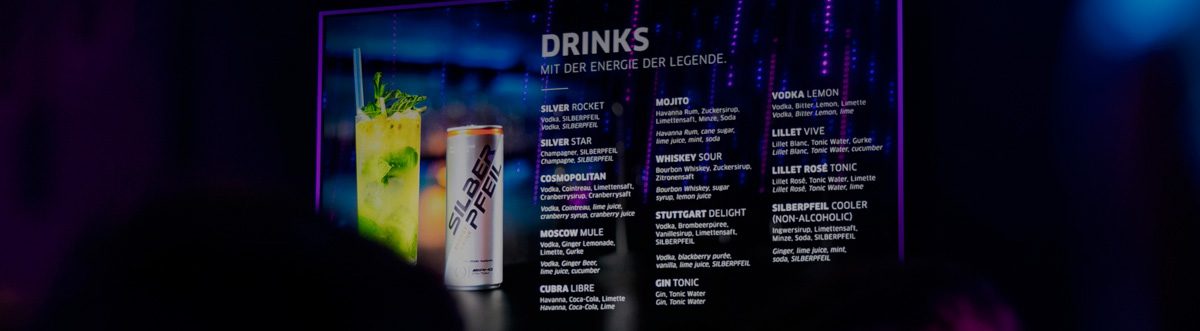 SILBERPFEIL Energy Drink Events